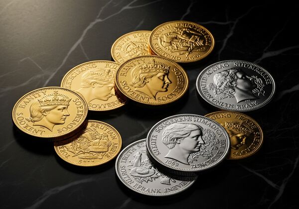 Gold and silver bullion coin collection